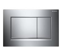 Geberit Plaque de déclenchement Sigma20 Square 115.883.KH.1 double chasse chrome brillant/mat