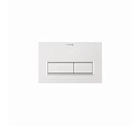 Plaque de déclenchement carrée Kludi 32PP0153 244 x 160 mm blanc mat