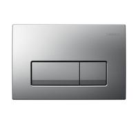 Geberit Delta bouton de chasse d'eau pour WC chrome mat 115.119.46.1