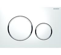 Plaque de déclenchement double touche WC DUOFIX SIGMA 20 blanc/chromé GEBERIT 115.882.KJ.1