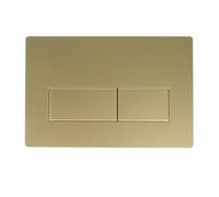 Plaque de Déclenchement Geberit pour WC Suspendu, Double Touche de Chasse d’Eau, Compatible Sigma 01 20 30 40 (doré)