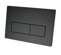 Plaque de Déclenchement Geberit pour WC Suspendu, Double Touche de Chasse d’Eau, Compatible Sigma 01 20 30 40 (noir)