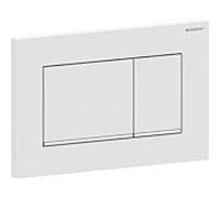 Geberit Sigma20 bouton de chasse d'eau pour WC chrome brillant-blanc 115.883.JT.1