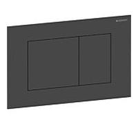 Plaque de déclenchement Geberit Sigma 40 Square 115629141 Carrée, noir mat / revêtement facile à nettoyer, pour double chasse