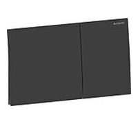 Plaque de déclenchement Geberit Sigma 70 Square 115622141 pour double chasse, noir mat