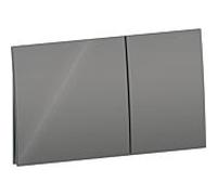 Geberit Sigma70 Plaques de déclenchement pour rinçage à 2 quantités, angulaires, 115622JK1, Couleur: lave/verre - CM
