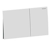 Geberit Sigma 70 Square plaque d'actionnement 115622JT1 pour double chasse, blanc mat