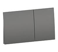 Geberit Sigma70 Plaques de déclenchement pour rinçage à 2 quantités, angulaires, 115.622.QD.1, Couleur: Acier inoxydable noir-chromé