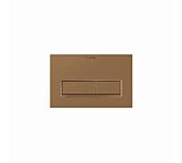 Plaque de déclenchement Kludi carrée 32PP01N1 244 x 160 mm bronze brossé