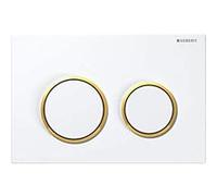 Geberit Plaque de déclenchement Omega20 blanc/doré 115.085.KK.1