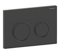 Geberit Bouton de chasse d'eau Omega20 pour WC Noir 115.085.16.1
