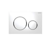 Geberit Plaque de déclenchement Sigma 20 115882KJ1 blanc et chromé brillant