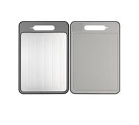Plaque de décongélation en aluminium avec base antidérapante intégrée pour plus de stabilité lors des tâches de hachage, de décongélation et de broyage (gris)