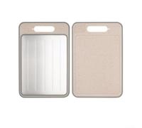 Plaque de décongélation en aluminium avec base antidérapante intégrée pour plus de stabilité lors des tâches de hachage, de décongélation et de broyage (beige)