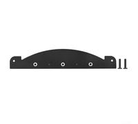 Plaque de déflecteur thermique pour barbecues PitBoss compatible avec Austin XL Pro Series PB1100 Laredo1000 XL pour supporter une combustion constante des granulés (déflecteur noir)