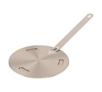 Plaque De Diffusion De Chaleur, Plaque D'adaptateur D'induction En Acier Inoxydable for Cuisinière À Gaz, Poignée Amovible, Tampon Diffuseur De Chaleur(16cm)