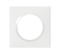 Plaque de finition 1 poste Dooxie blanc Legrand