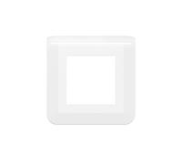 Legrand | Lot de 10 plaques Mosaic, blanc, pour 2 modules, montage encastré, finition brillante facile à nettoyer