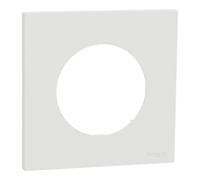 Schneider Electric – Plaque de finition Odace S920702 – 1 poste – Blanc craie
