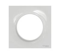 Plaque de finition 1 poste Odace Styl Gris Schneider