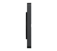 Plaque de finition 1 poste Schneider Electric Odace Touch S540802L coloris bronze avec liseré anthracite l.85 x P.10 x H.85 mm