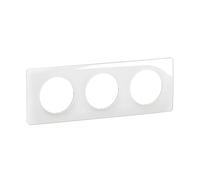 Legrand Plaque de finition Céliane CP0003 3 postes blanc émaillé