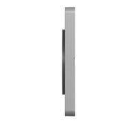 Plaque de finition 3 postes Schneider Electric Odace Touch S530806J coloris aluminium avec liseré aluminium l.227 x P.10 x H.85 mm