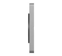 Plaque de finition 3 postes Schneider Electric Odace Touch S530806V coloris aluminium l.227 x P.10 x H.85 mm