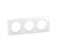 Legrand Plaque de finition Céliane CP0003 3 postes blanc émaillé