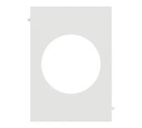 Plaque de finition centrale - couleur Blanc craie - SCHNEIDER - S920801