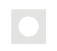 Schneider Electric – Plaque de finition Odace S920702 – 1 poste – Blanc craie