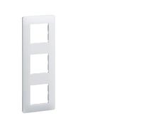 Hager Plaque WE403 3 postes 71 Blanc