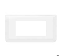 Legrand 078814L Mosaic Plaque de Finition Horizontale pour 4 Module, Blanc