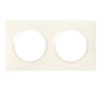 Plaque Dooxie - 2 postes - carré - blanc LEGRAND