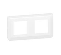 Legrand 078804L Mosaic Plaque de Finition Horizontale pour 2x2 Module, Blanc