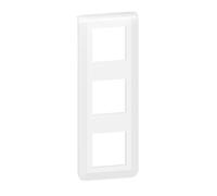 Legrand Plaque de finition Mosaic 078823L verticale pour 3x2 modules Blanc