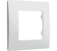 Plaque de finition NILOÉ 1 poste blanc - LEGRAND - 665001 Blanc G