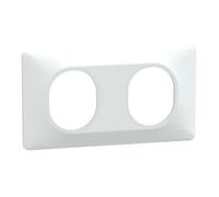 Plaque de finition - Ovalis - Schneider Electric - 2 postes