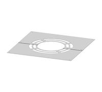 Plaque de finition pour ventilation arrière, en 2 parties 0° - Tecnovis TEC-DW-CLASSIC et TEC-DW-SILVER 80mm