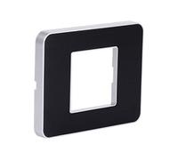 - Plaque de finition simple Kalya - Noir