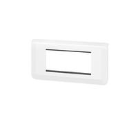 - Plaque de finition + support 4 modules Mosaic - blanc