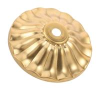 Plaque de Fixation du Plafonnier en Cuivre, Finition Dorée Polie | Support Stable pour Montage Intérieur, Cache de Plafond, Aspect Métallique Doré, Salon et Autres Pièces
