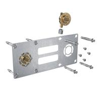 plaque de fixation - entraxe 150 - pour tube per robifix 16 mm - gripp 008825