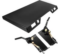 Plaque de fixation pour accessoire Quick Tach pour chargeuse compacte et boîtier de verrouillage pour adaptateur de conversion 1/4 po