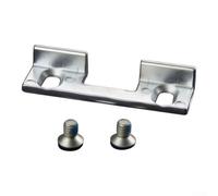 Plaque de gâche réglable KFV type 115 de remplacement : plaque de sécurité en zinc moulé sous pression pour ouvre-porte standard, 46 mm x 14,4 mm avec vis, pièce de rechange en métal facile à