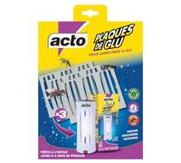Lot de 3 plaques de glu - ACTO - Pour lampe piège LAMP 12R