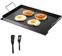 Plaque de gril BBQ plate - Poêle à griller en acier carbone - Ustensiles de cuisine 606x360mm - Accessoires pour le barbecue