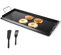 Plaque de gril plate Poêle à griller Acier au carbone BBQ Ustensiles de cuisine 812x310mm