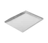 Plaque de gril universelle avec spatule pour barbecue, en acier inoxydable, pour Weber, Enders, Burnhard (45 x 34 cm)