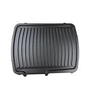 Plaque de Grill Tefal Compatible avec Supergrill Minuteur 700 et UltraCompact 600 Comfort, Antiadhésive, Noir